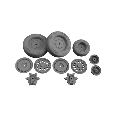 Zestaw kół do F-16A/B/C/D Fighting Falcon – Late Wheels – skala 1:33